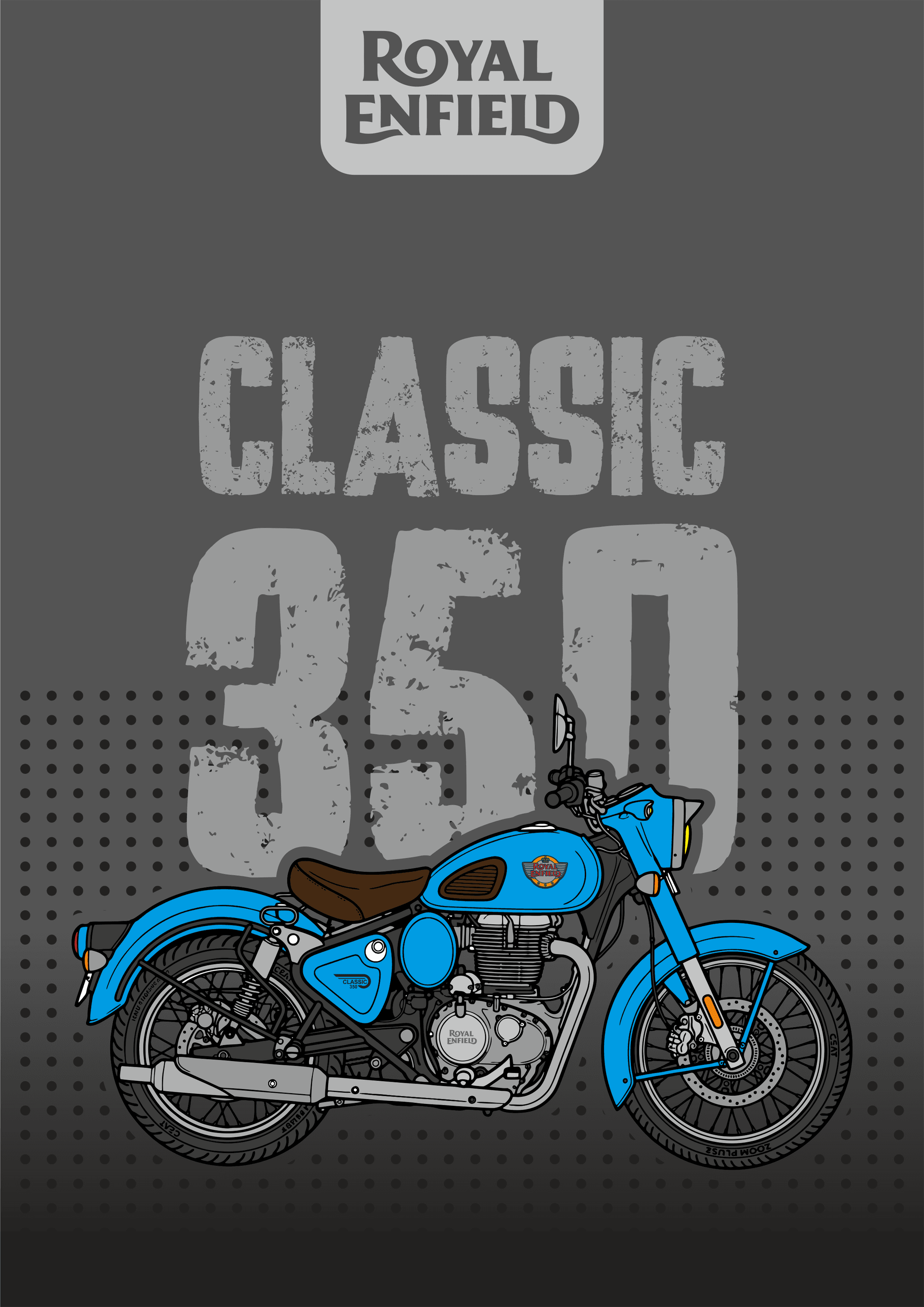 Royal Enfield 350 Blue